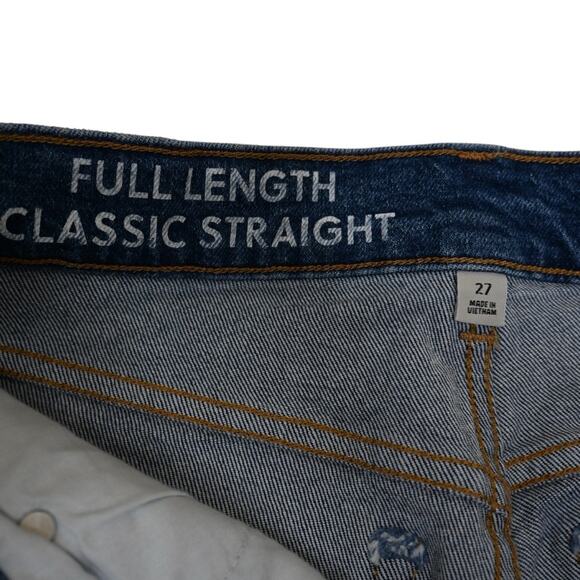 J. Crew Women's 27 Classic Straight Cropped Raw Hem Jean - Picture 8 of 10